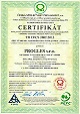 TD CFCS 2002:2013 – Certifikát shody procesu spotřebitelského řetěyce lesních produktů PEFC s požadavky technického dokumentu PEFC Česká republika